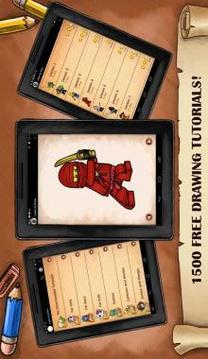 Drawing Fighters Ninja Lego游戲截圖1