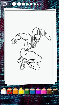 rangers coloring book游戲截圖5