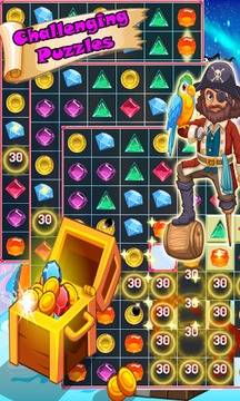 Pirate Jewels Quest Classic游戲截圖3