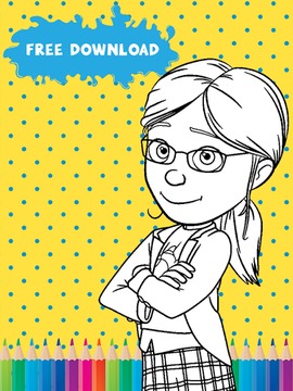 Kids Coloring Page for Minion游戲截圖3
