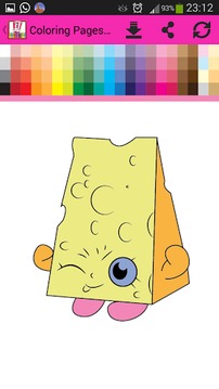Coloring Book Pages Shopkins游戲截圖5