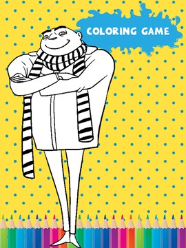 Kids Coloring Page for Minion游戲截圖1
