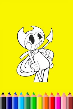 Learn Coloring Bendy游戲截圖2