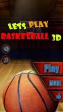 Lets Play Basketball 3D游戲截圖1