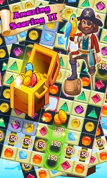 Pirate Jewels Quest Classic游戲截圖2