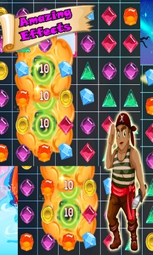 Pirate Jewels Quest Classic游戲截圖4