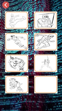 rangers coloring book游戲截圖2