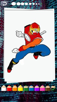 rangers coloring book游戲截圖4