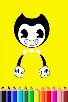 Learn Coloring Bendy游戲截圖3