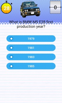 Quiz for E28 BMW M5 Fans游戲截圖3