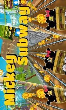 Subway Roadster Mickey Race游戲截圖3