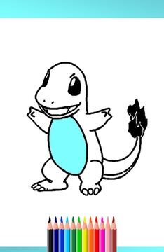 Coloring Book For pokemons游戲截圖1