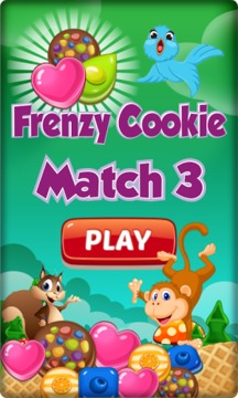 Frenzy Cookie Match-3游戲截圖1