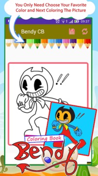 Bendy Coloring Book New游戲截圖2