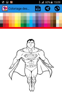 Super Hero Coloring Book游戲截圖5