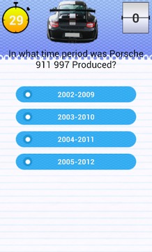 Quiz for Porsche 997 Fans游戏截图3