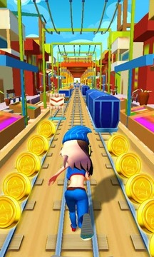 Subway Train Rush Run游戲截圖1