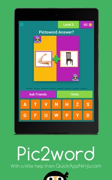 2 Pics 1 Word Game Time游戲截圖3