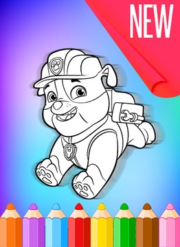 How To Color Paw Patrol游戲截圖4