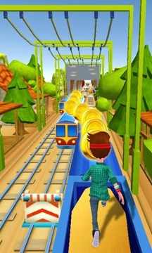 Subway Train Rush Run游戲截圖3