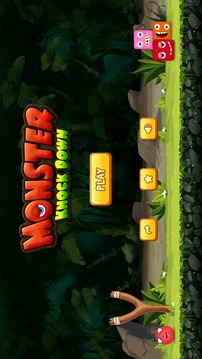 Slingshot Knockdown Monster游戲截圖1