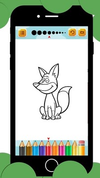 Forest Animal Coloring Book游戲截圖3