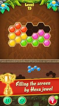Hexa Block Puzzle Jewel游戲截圖3