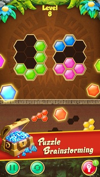Hexa Block Puzzle Jewel游戲截圖2