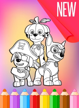 How To Color Paw Patrol游戲截圖5