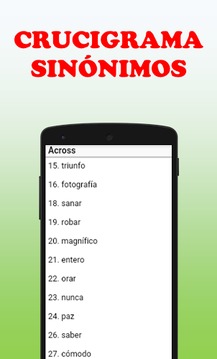Crucigrama Sinónimos游戲截圖3