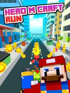 Super Hero M Craft Run游戲截圖1