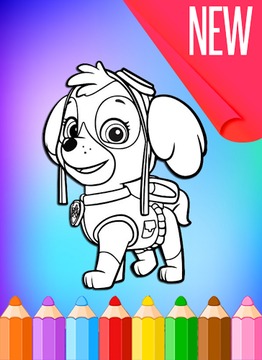 How To Color Paw Patrol游戲截圖3