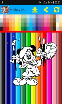 How To Color Mickey Mouse 2017游戲截圖1