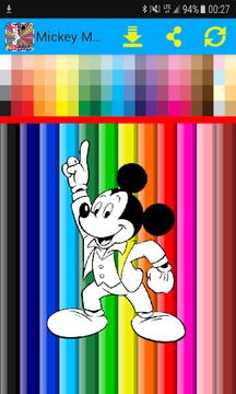 How To Color Mickey Mouse 2017游戲截圖2