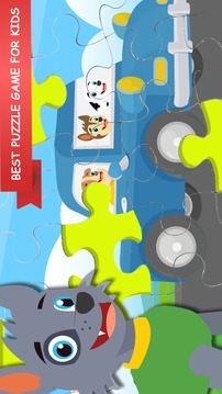 PAW Puppy Car Puzzle游戲截圖1