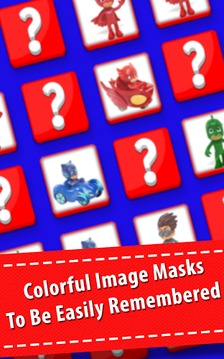 Toys Kids Masks Memory游戏截图5