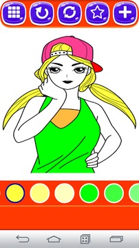 Coloring Princess Girls-Book游戲截圖4