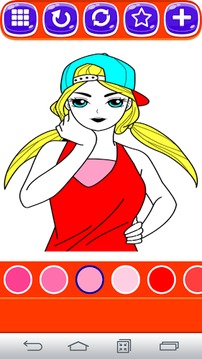 Coloring Princess Girls-Book游戲截圖3
