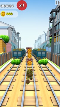 Turtle Subway-Ninja Surf游戲截圖4