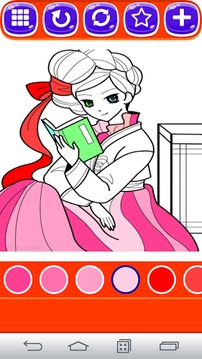 Coloring Princess Girls-Book游戲截圖2