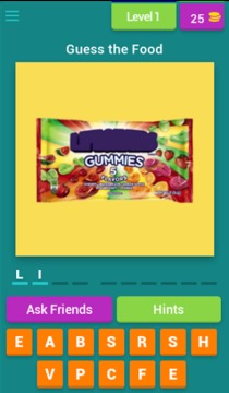 Guess test yourself food游戲截圖1