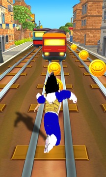 Subway Vegeta Run Dragon游戲截圖3