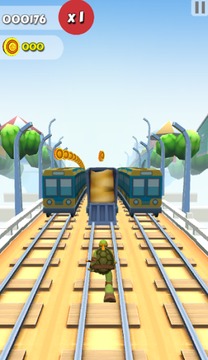 Turtle Subway-Ninja Surf游戲截圖3