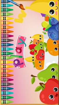 Fruit Vocab & Paint Game游戲截圖3