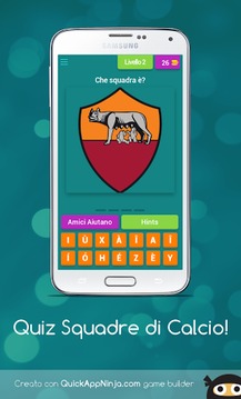 Quiz Squadre di Calcio!游戲截圖3