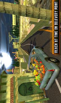 Truck Hill Transporter Fruits游戲截圖4