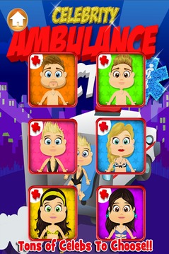 Celebrity Ambulance Kids EMT游戲截圖3