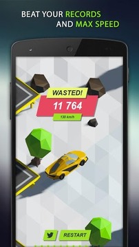 Swerve Car: Racing ZigZag游戲截圖4