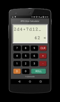 RPG Dice Calculator游戲截圖1