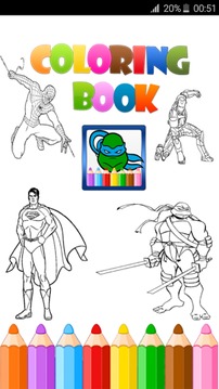 Cartoons Coloring Book游戲截圖1